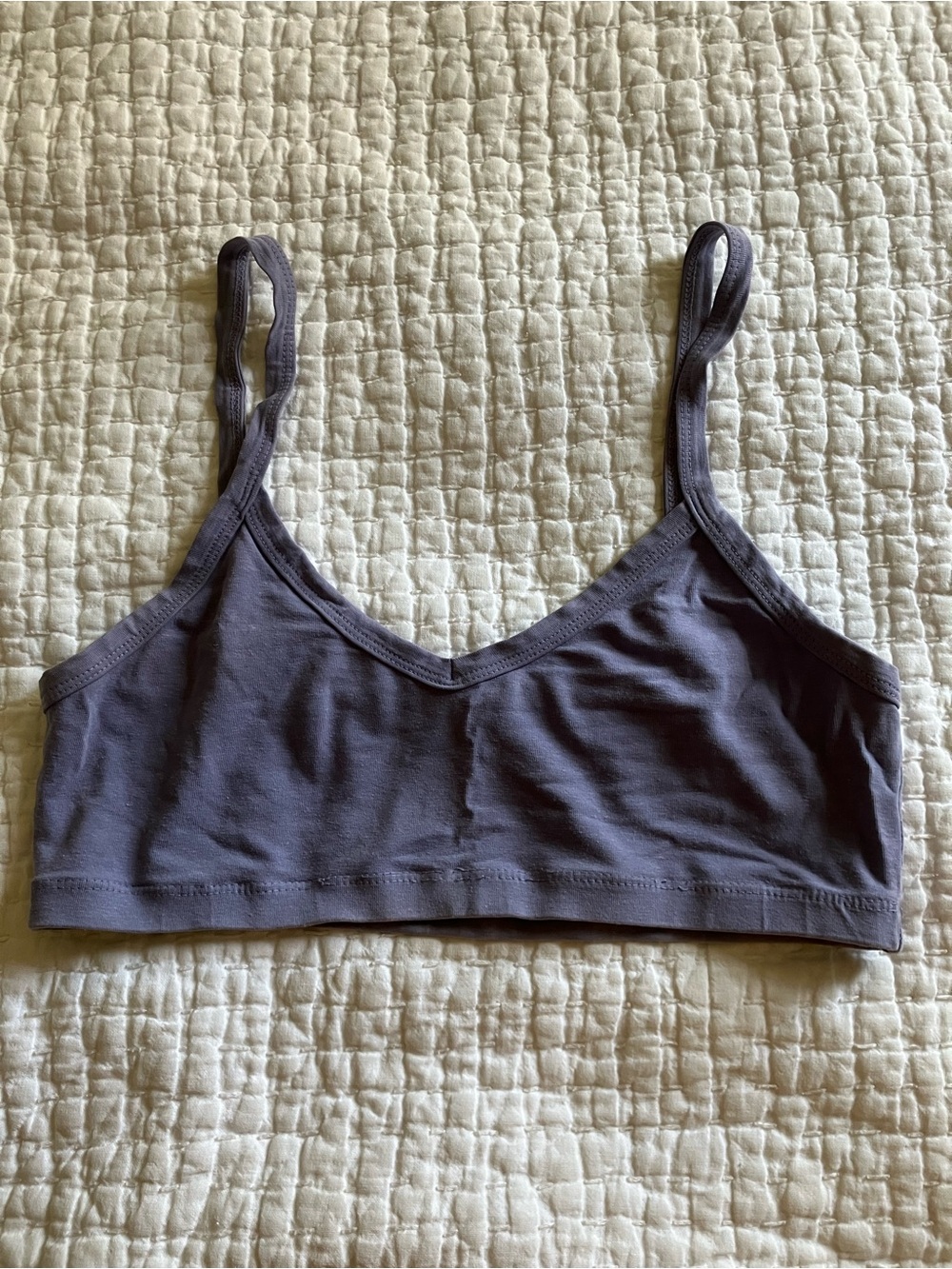 Jungmaven hemp lavender bralette size
medium